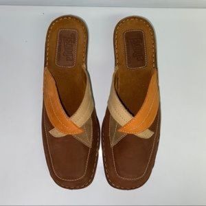 Tsonga Nubuck Leather Comfort Clogs